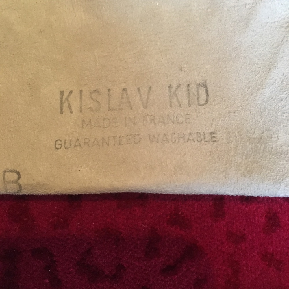 Gorgeous Vintage Taupe Kid Leather Gloves. Size B. - Picture 7 of 7